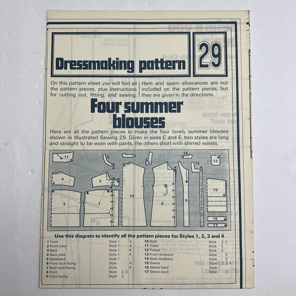 Vintage Designer Sewing Patterns Uncut Lot Of 4 Evening Dress Nightdress Blouse